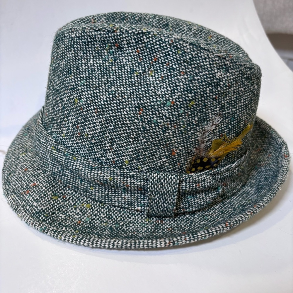 Vintage Resistol Green Dobbs Tweed Fedora Hat